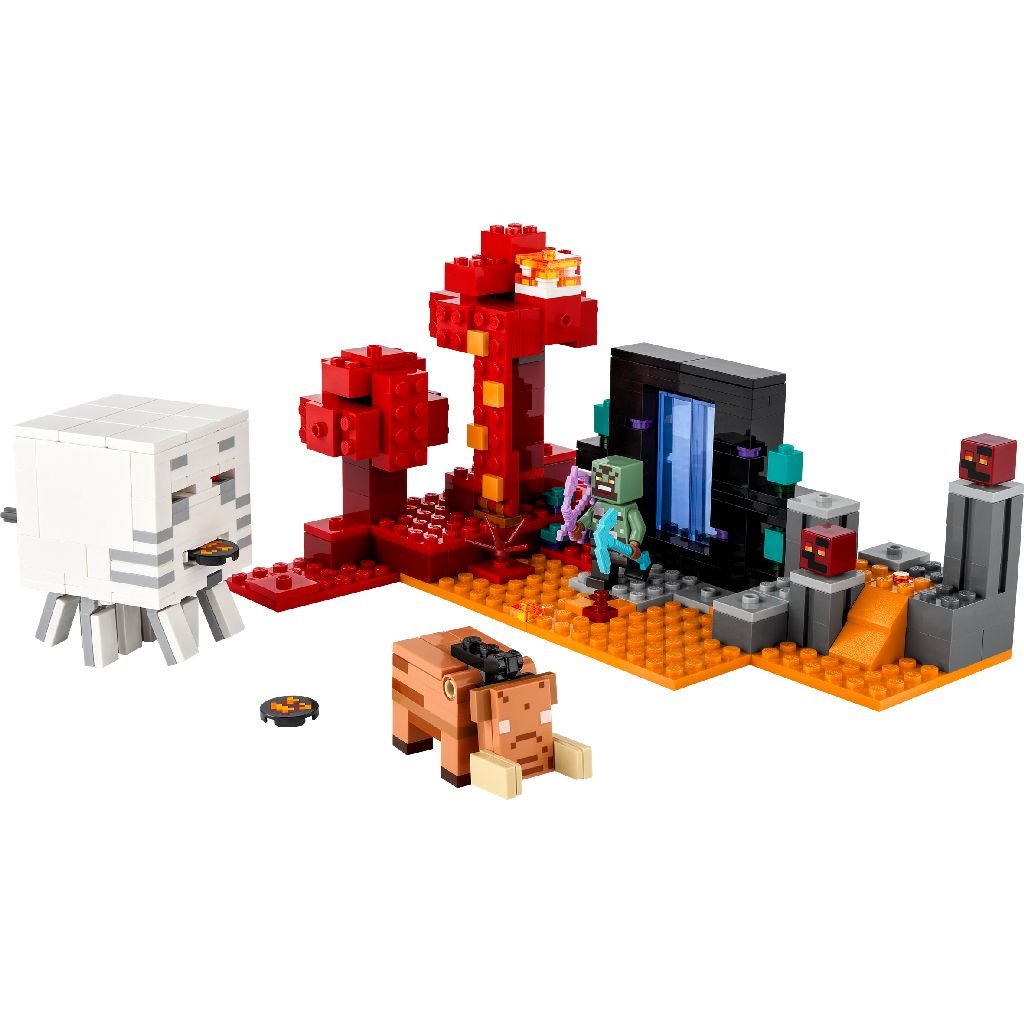 Lego 21255 Minecraft Hinderlaag Bij Nether-Portaal