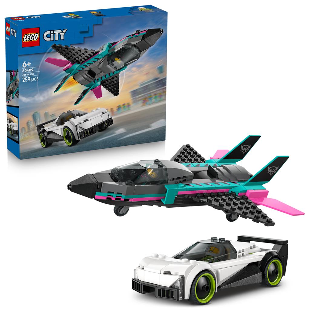 Lego 60489 City Vehicles Straalvliegtuig Sportauto