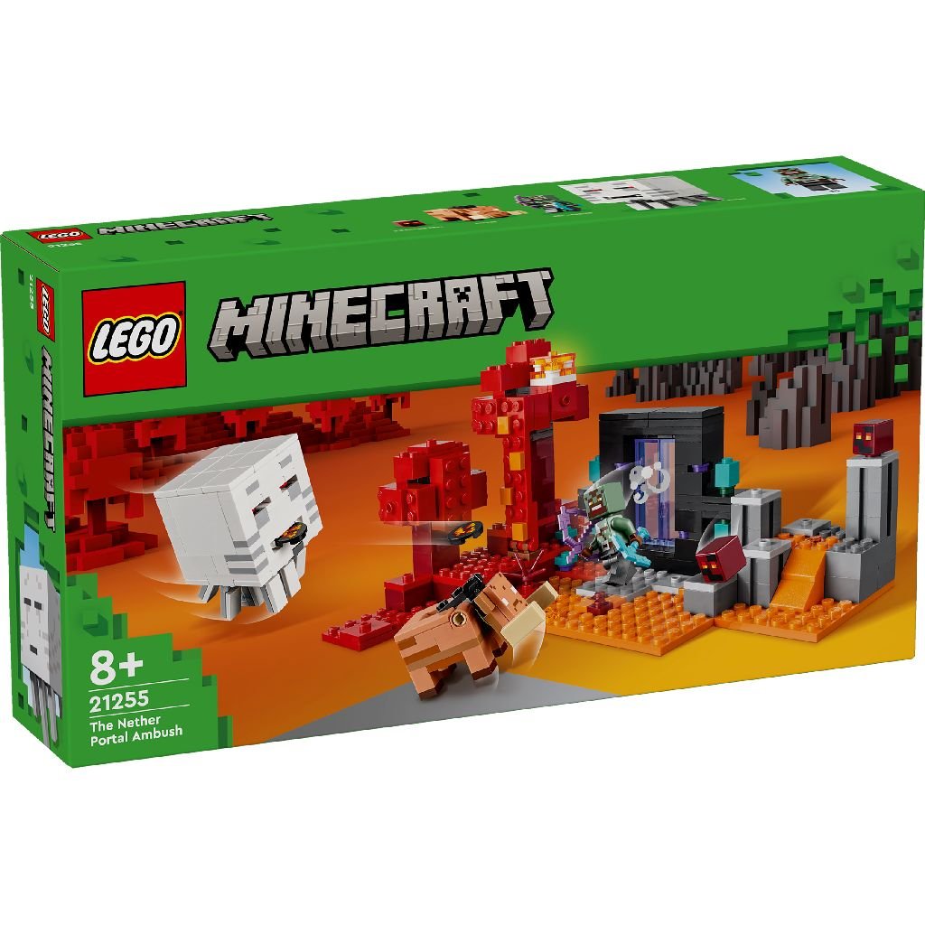 Lego 21255 Minecraft Hinderlaag Bij Nether-Portaal