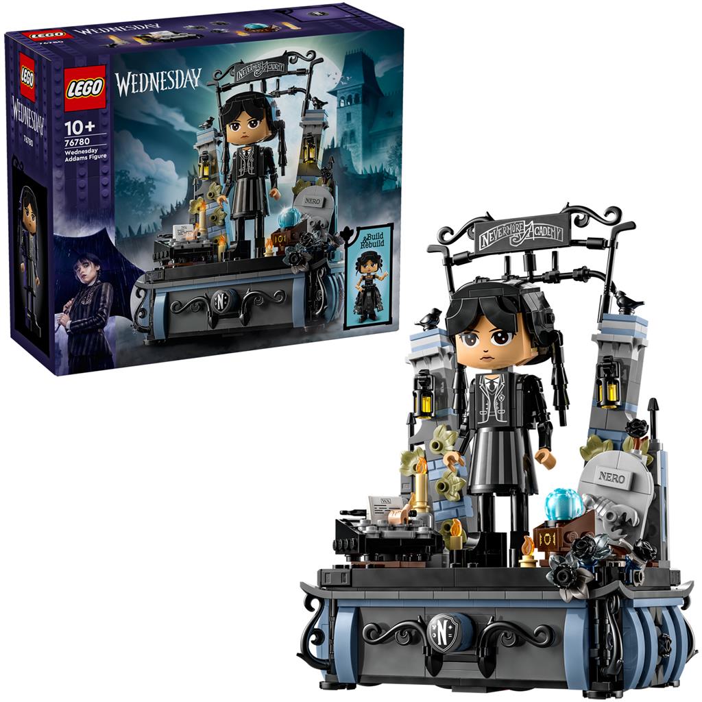 Lego 76780 Adams Family Wednesday Addams Figuur