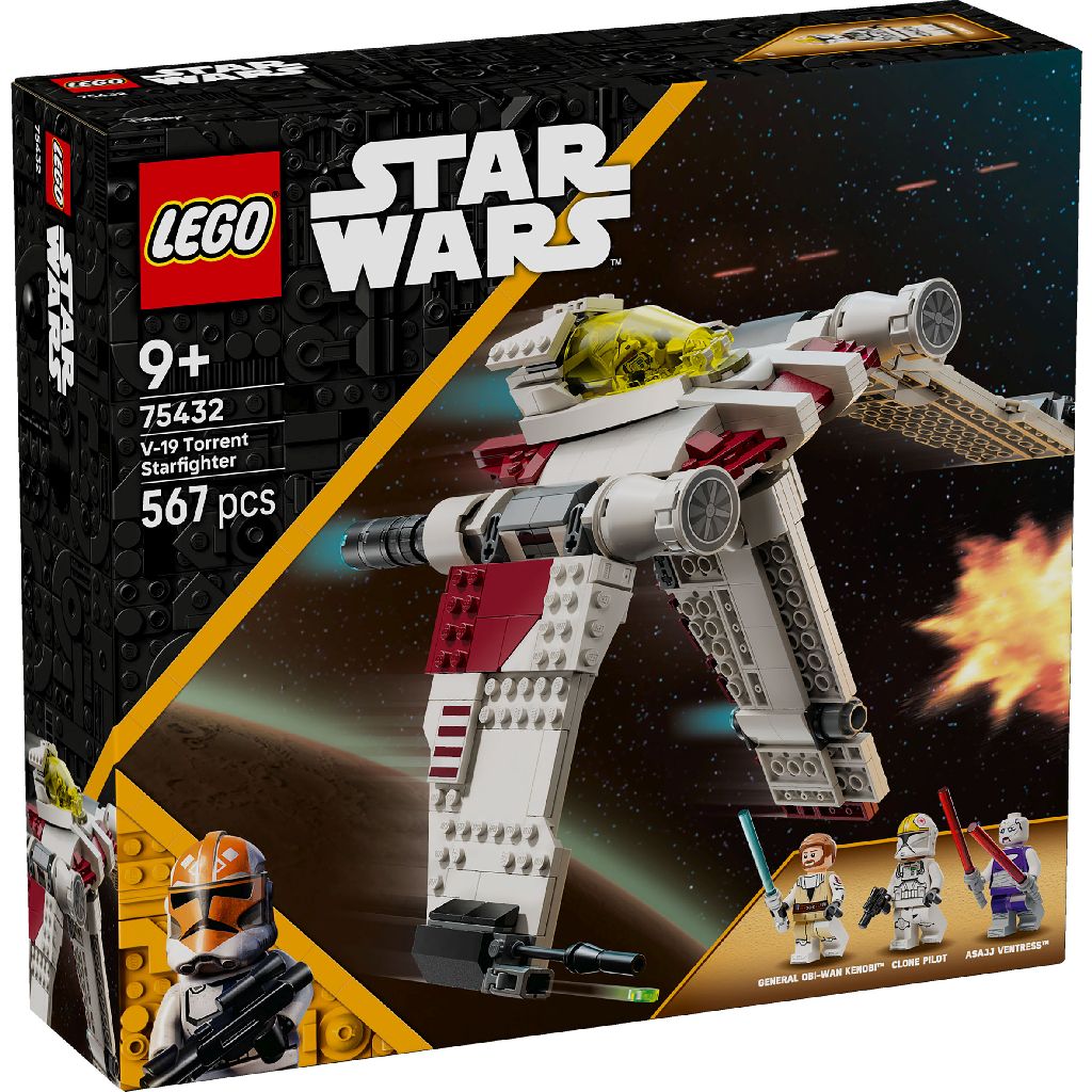 Lego 75432 Starwars V-19 Torrent Starfighter