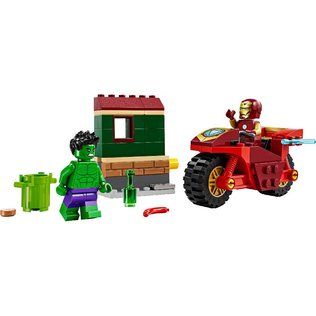 Lego 76287 Super Heroes Marvel Iron Man With Bike