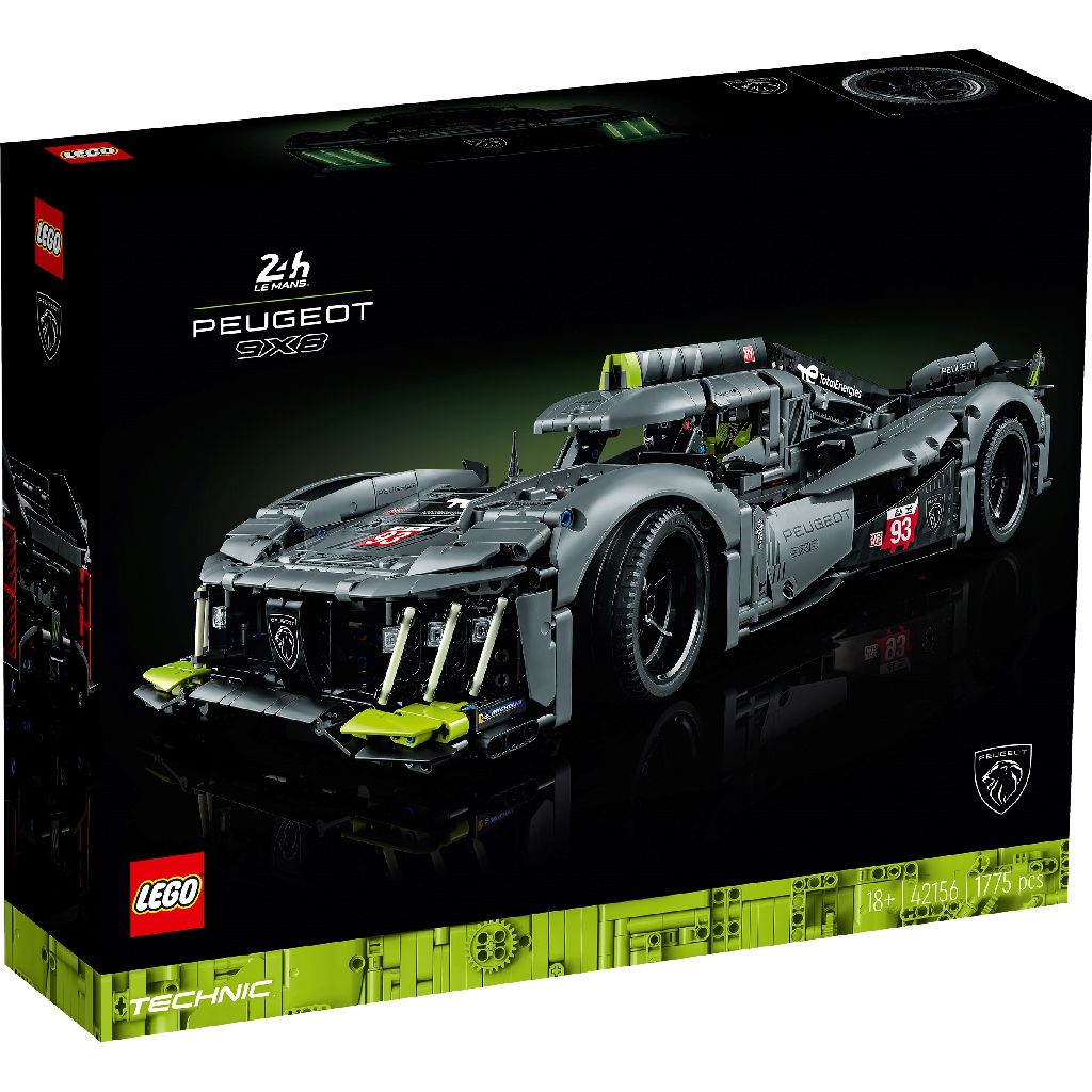 Lego 42156 Technic Peugeot 9X8 Hybrid Hypercar