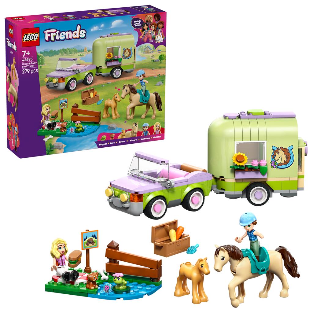 Lego 42695 Friends Trailer Met Paard En Veulen