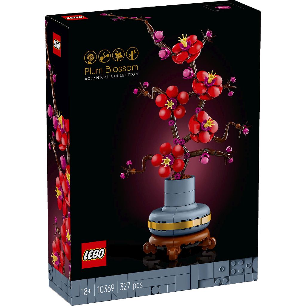 Lego 10369 Icons Botanical Flowers Japans Abrikoos