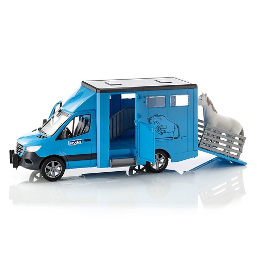 Bruder 2674 MB Sprinter Veetransport met paard