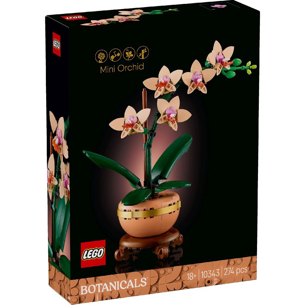 Lego 10343 Icons Botanical Miniorchidee