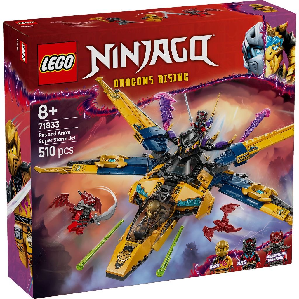Lego 71833 Ninjago Ras + Arins Superstormvliegtuig