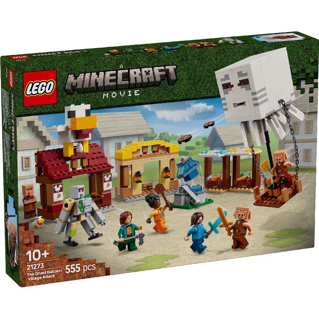Lego 21273 Minecraft De Ghast-Ballon Aanval Dorp