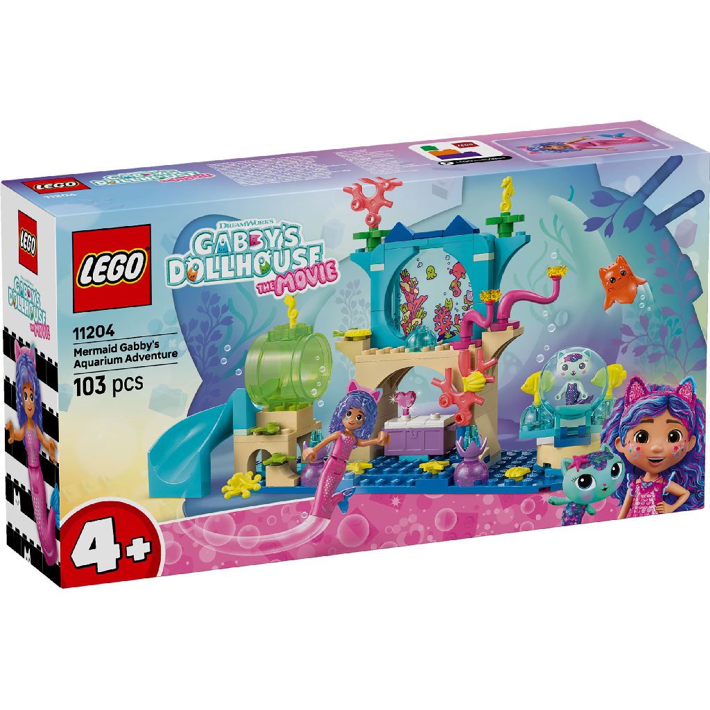 Lego 11204 Gabby's Dollhouse Zeemeermin Aquarium