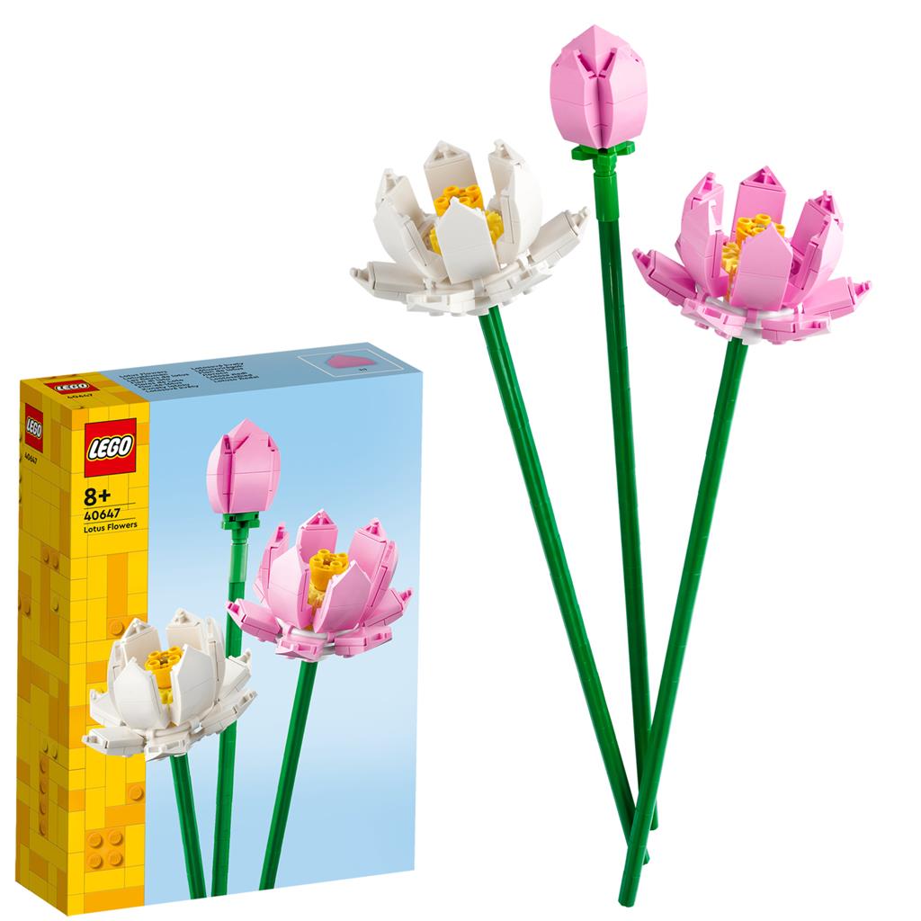 Lego 40647 Icons Botanical Flowers Lotus Flowers