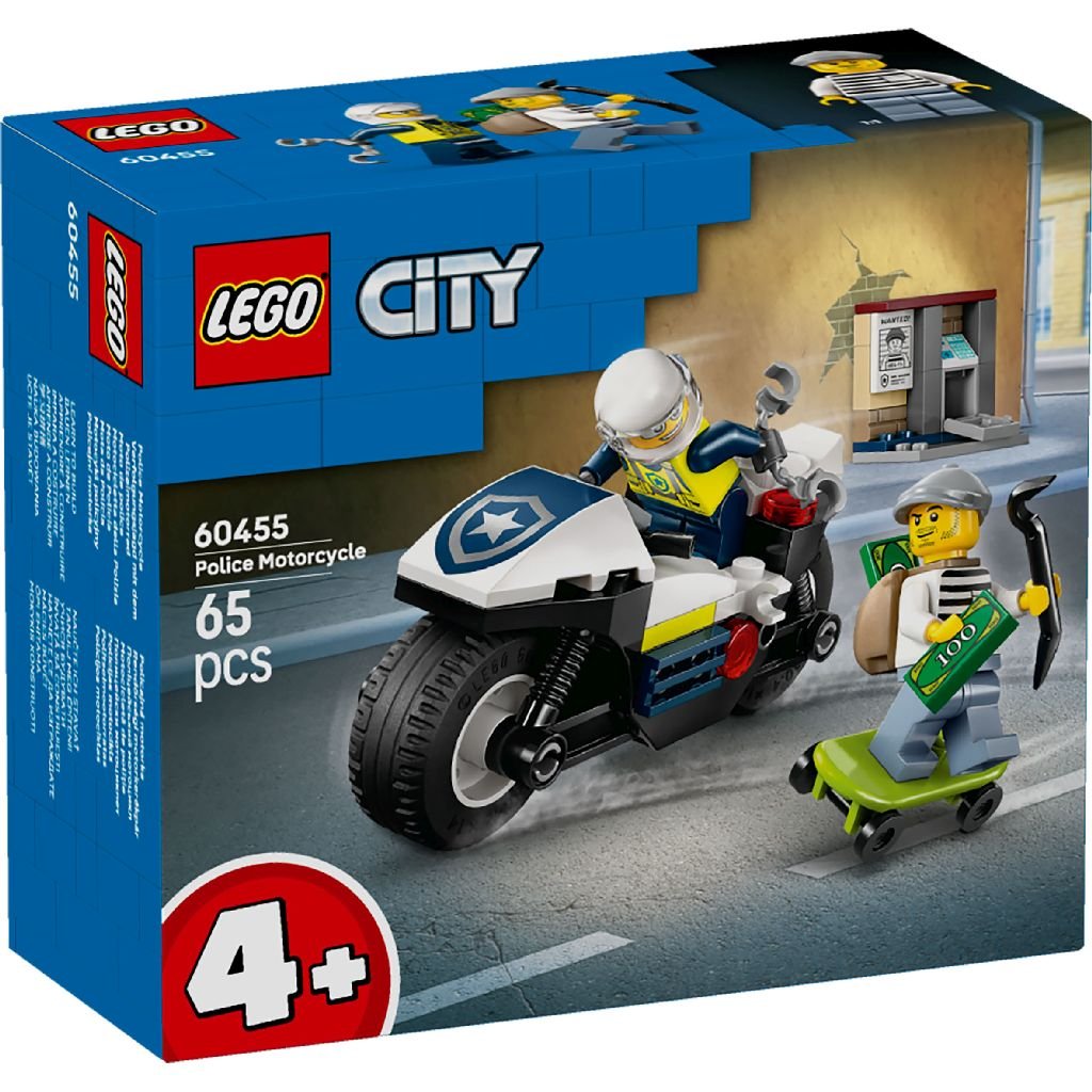 Lego 60455 City Police Achtervolging Politiemotor