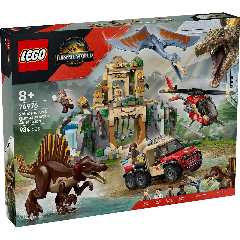 Lego 76976 Jurassic World Spinosaurus Luchtmissie