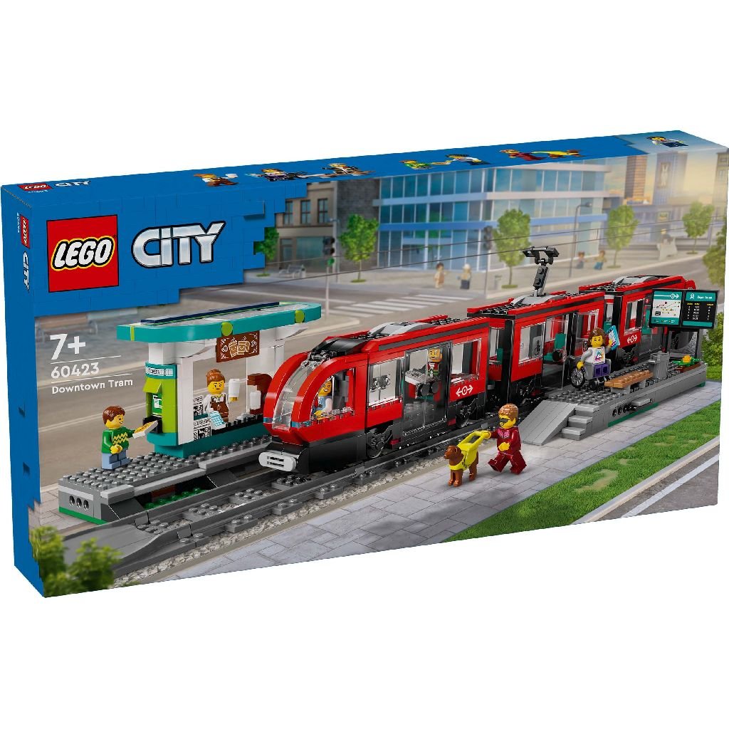 Lego 60423 City Treinen Stadstram En Station