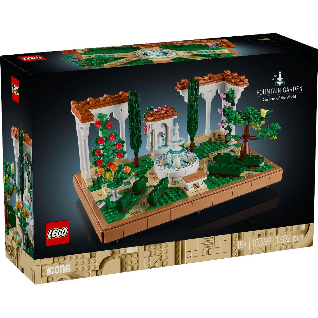 Lego 10359 Icons Tuin Met Fontein