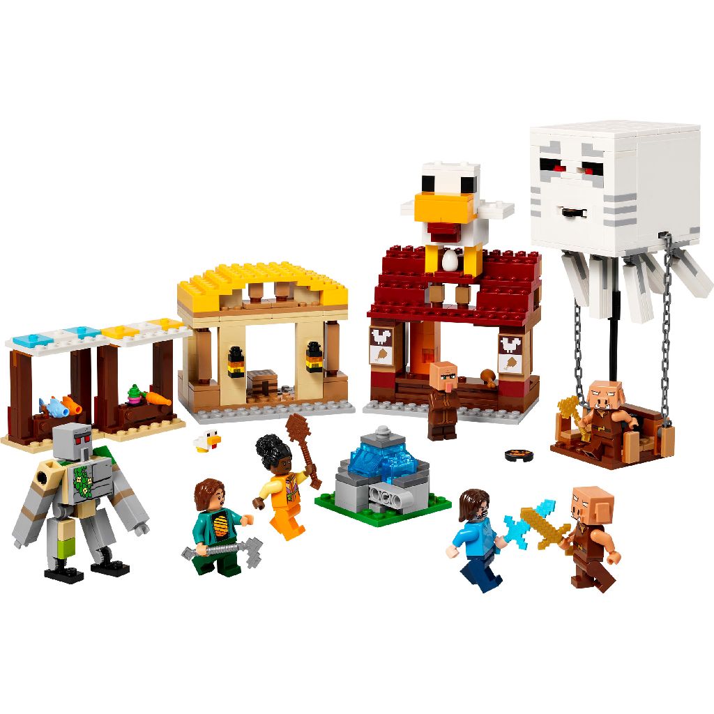 Lego 21273 Minecraft De Ghast-Ballon Aanval Dorp