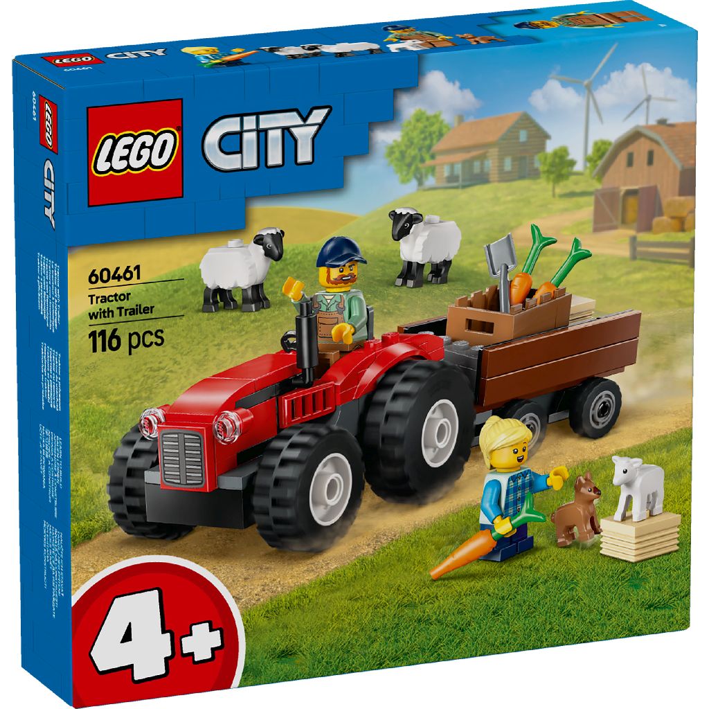 Lego 60461 City Great Vehicles Tractor + Aanhanger