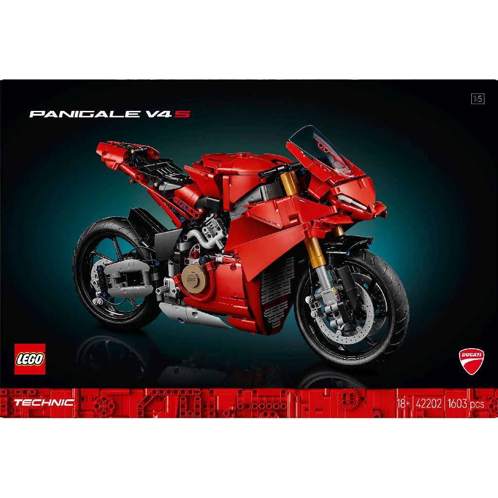 Lego 42202 Technic Ducati Panigale V4 S Motor