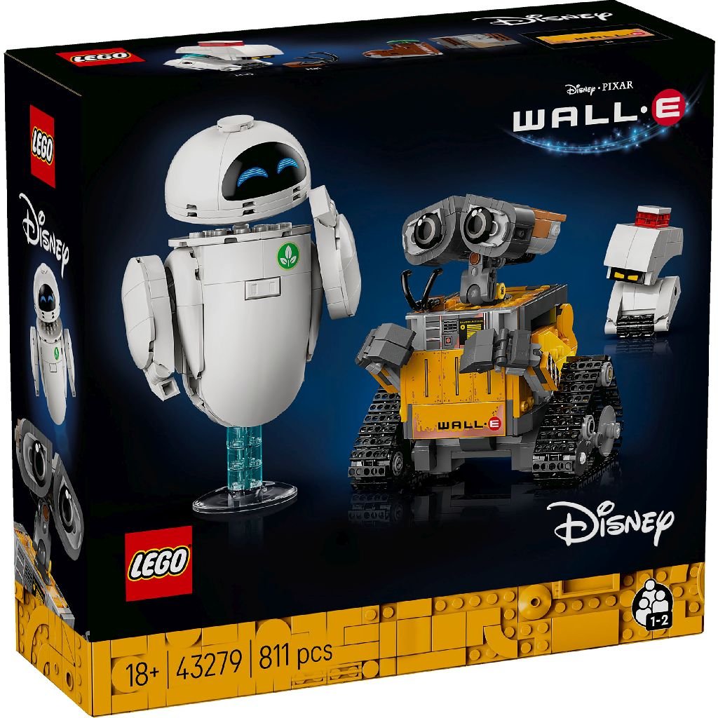 Lego 43279 Disney Pixar Wall-E en Eve