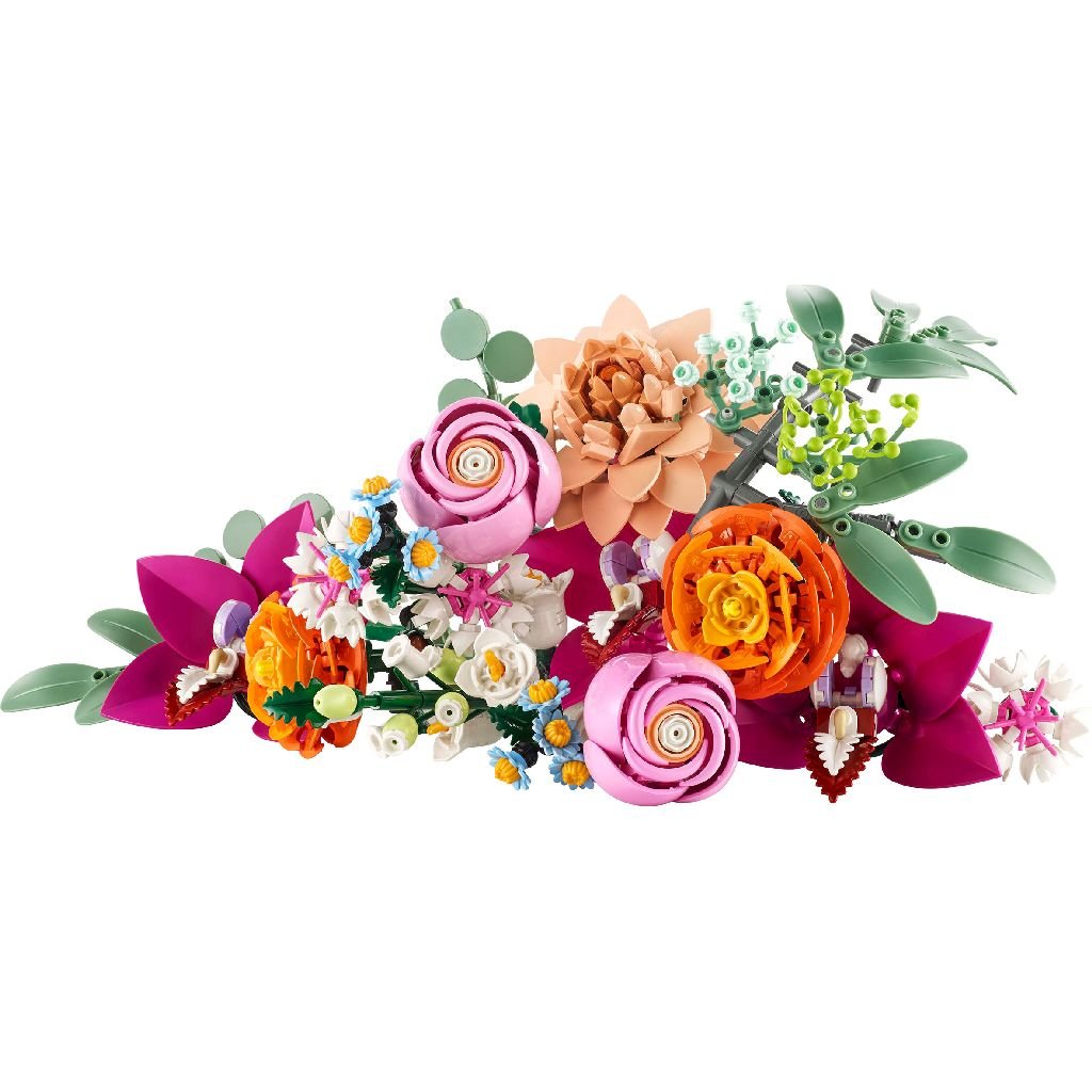 Lego 10342 Icons Botanical Roze Boeket
