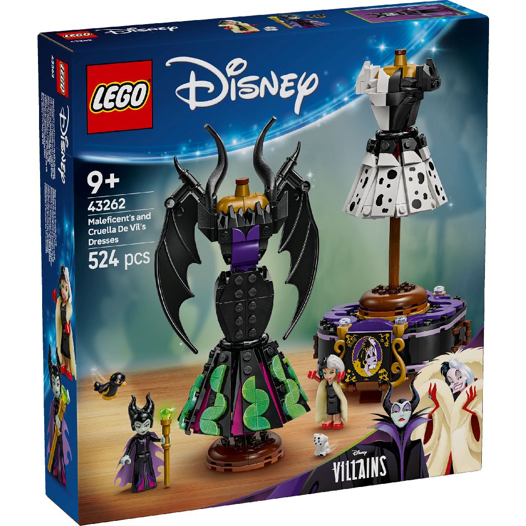 Lego 43262 Disney Classic Jurk Maleficent+Cruella