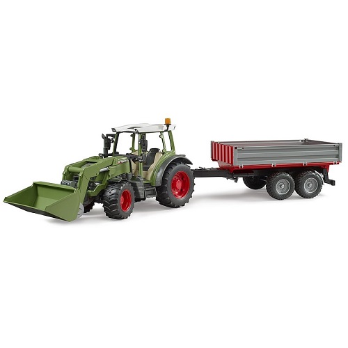 Bruder 2182 Fendt Vario 211 met voorlader en kiepwagen