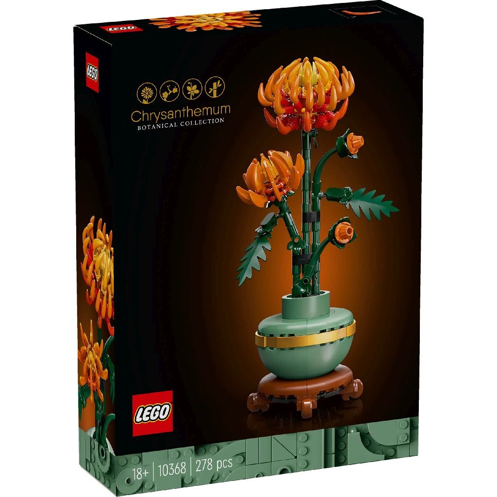 Lego 10368 Icons Botanical Flowers Chrysant