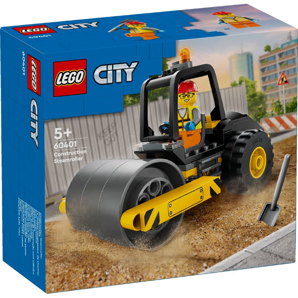 Lego 60401 City Vehicles Stoomwals