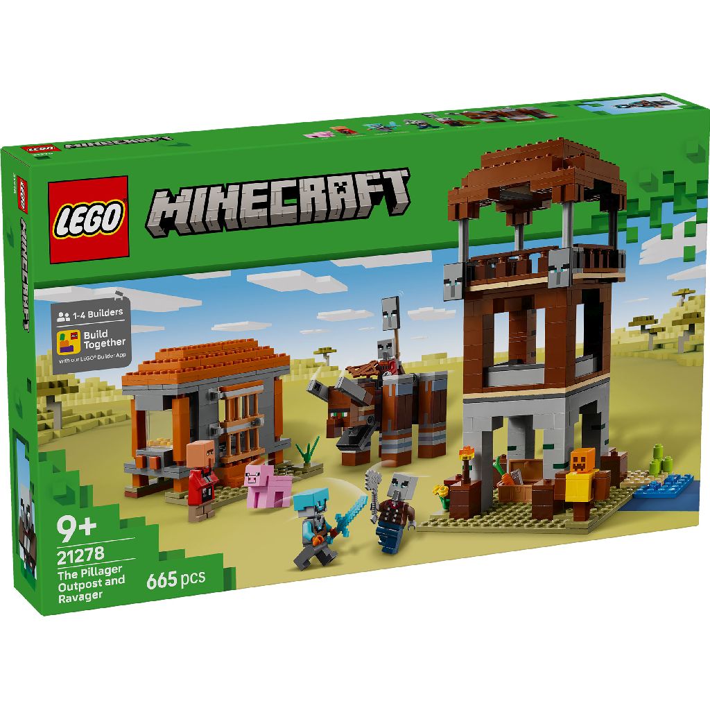 Lego 21278 Minecraft Pillager Outpost And Ravager