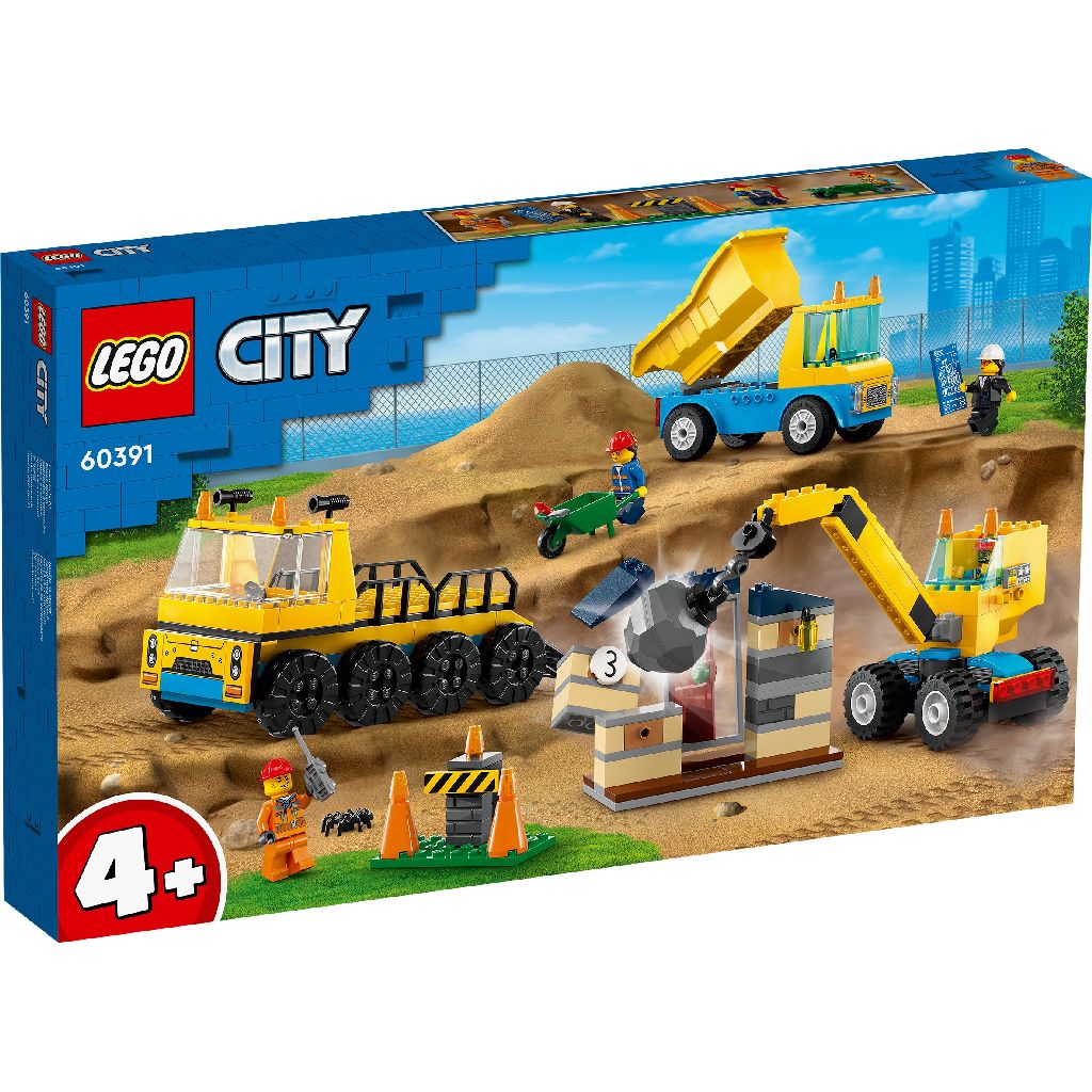 Lego 60391 City Great Vehicles Truck En Sloopkraan