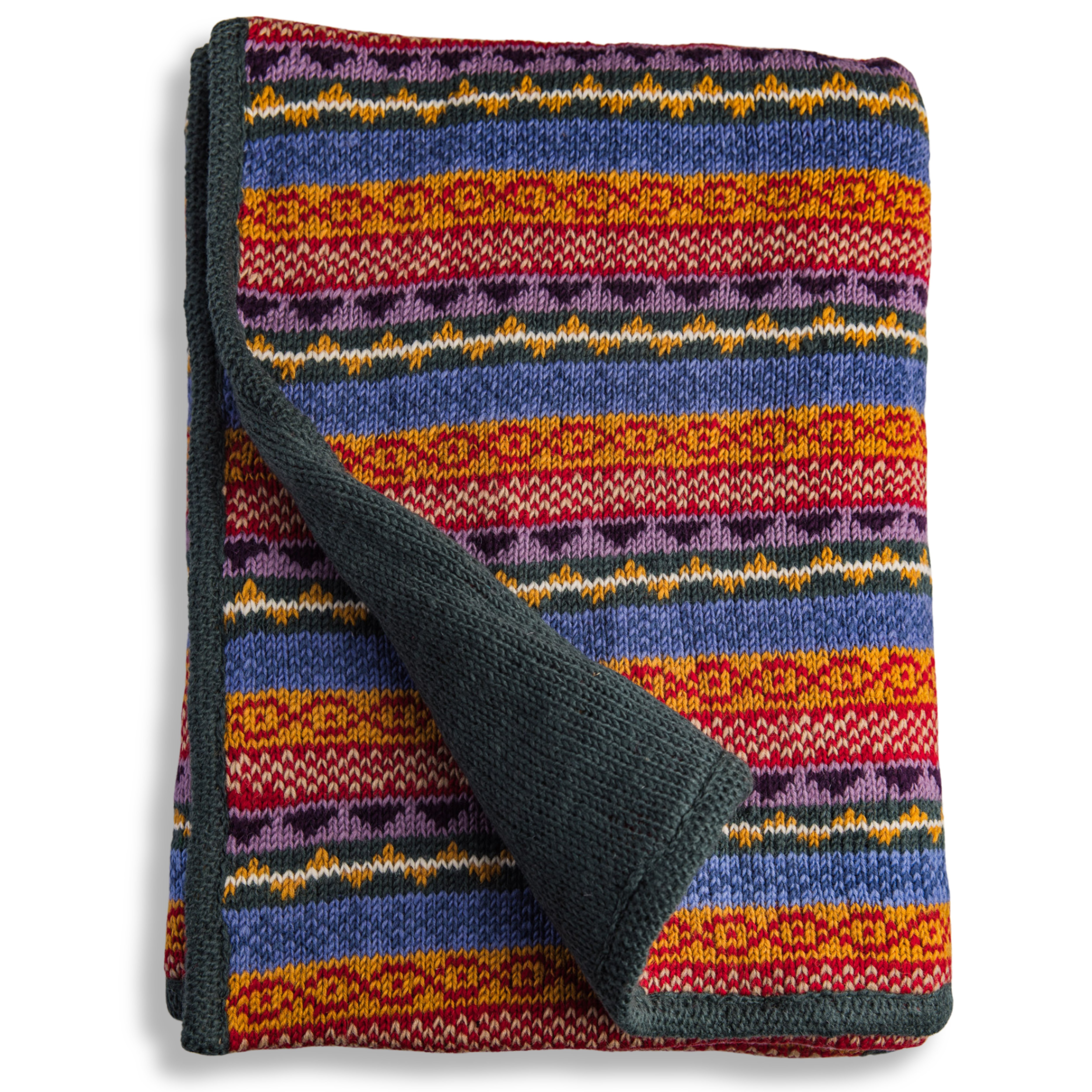 Handmade Wool Throw Blanket
