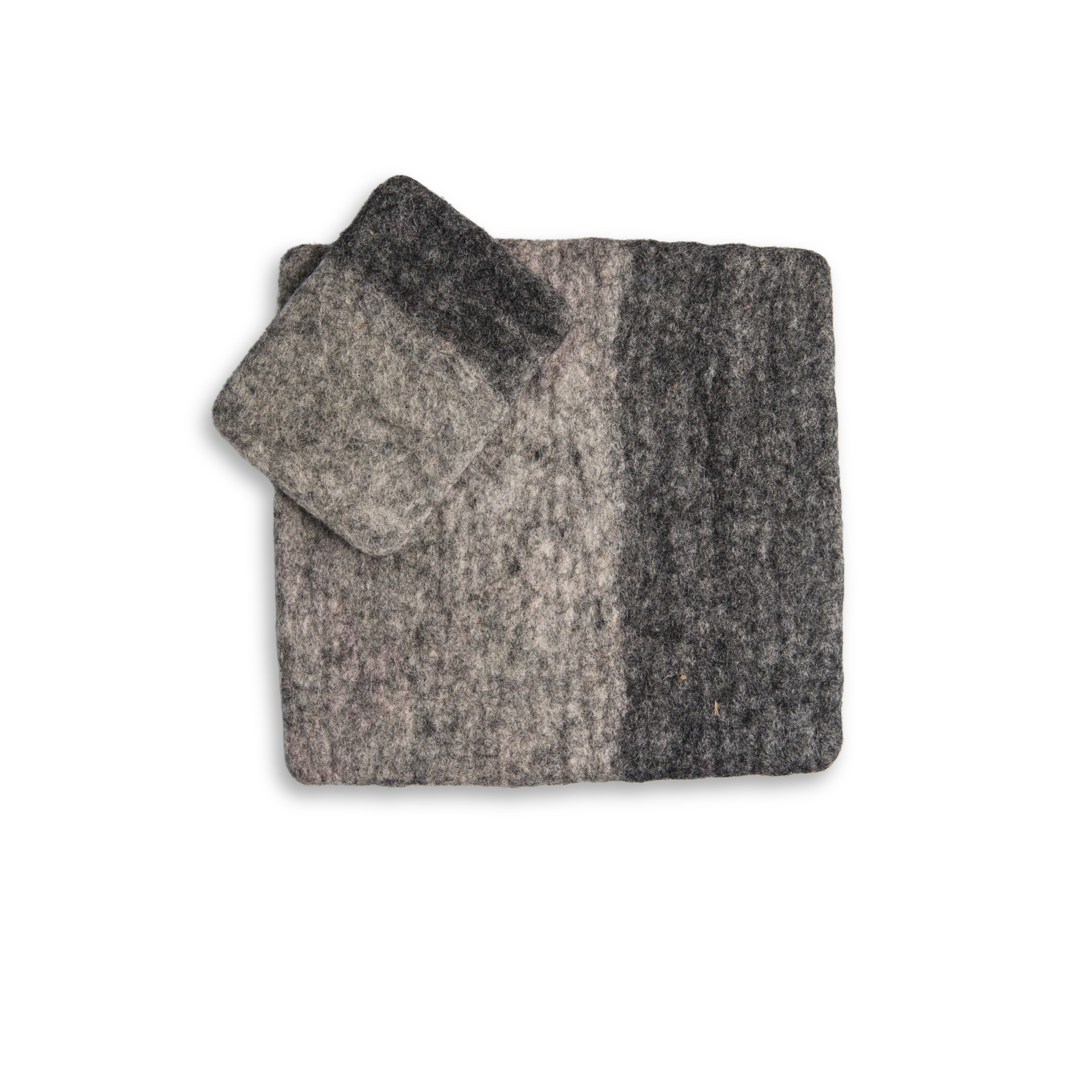Handmade wool cloth/sponge - 2pk