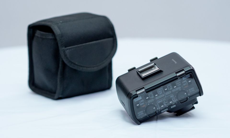 Adaptador Panasonic DMW XLR1 para GH6, GH5, GH5s, S5, S5MKii, S1H + case.