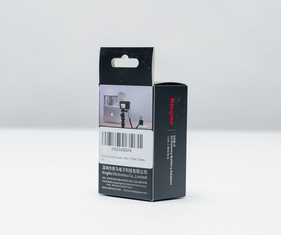 Adaptador de baterías Canon LPE6 a USB-C.