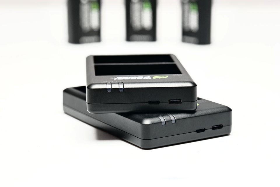 Cargador USB-C Doble de Batería Panasonic BLK-22. Marca WASABI. (M2)