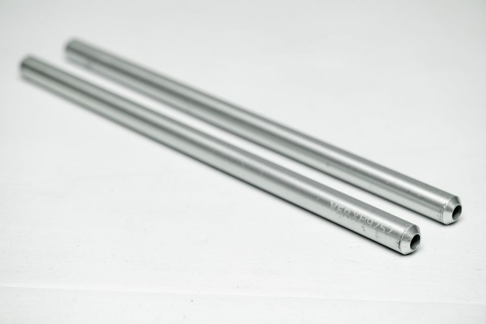 Caños (15mm rods) 30cm de largo, hechos de Aluminio. Para Rigs de cine.