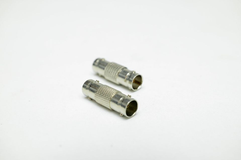 Conector SDI hembra a hembra. Conector para extensión.