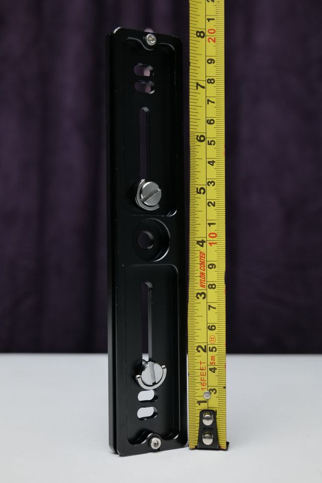 Galleta / Placa / Plate Arca Swiss 20cm de largo, con 02 pernos de 1/4. (M5).