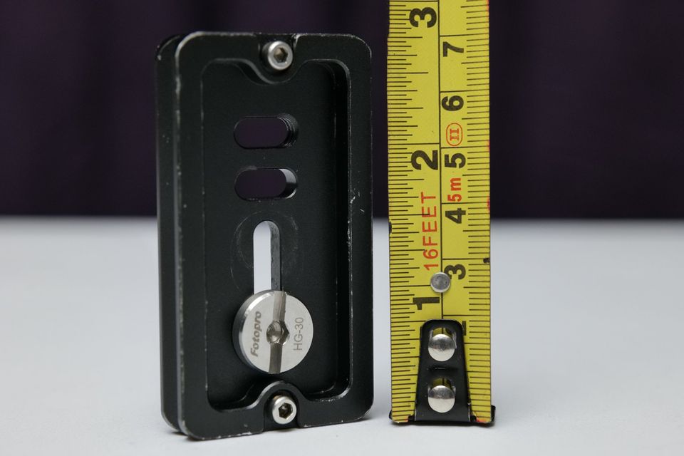 Galleta / Placa / Plate Arca Swiss Foto Pro de 7cm largo, con perno 1/4. (M5).