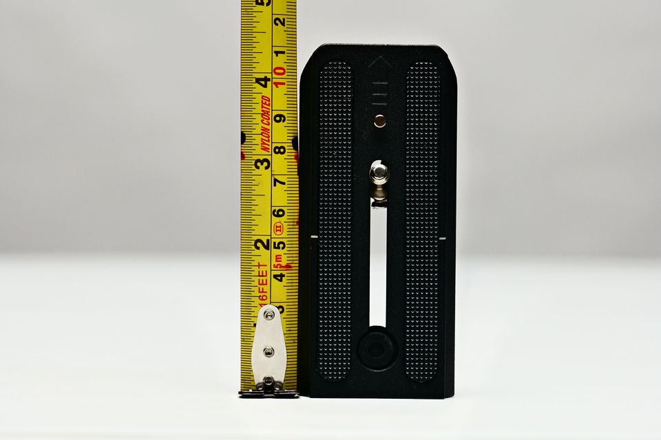 Galleta / Placa QR Tipo Manfrotto 501PL, 500AH, 701, 577. 11cm de largo.
