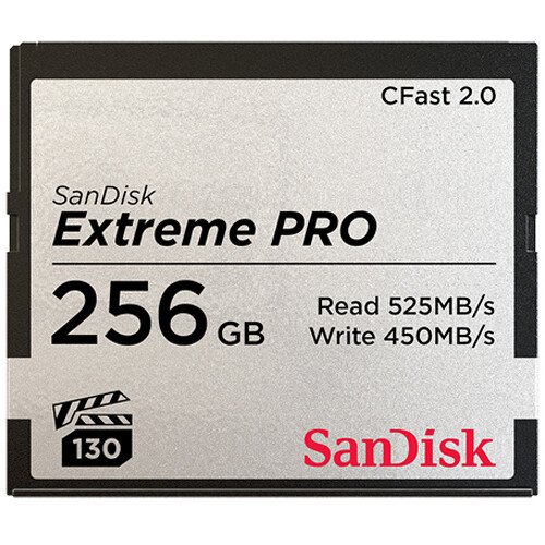 Memoria CFast 2.0 SanDisk 256GB.