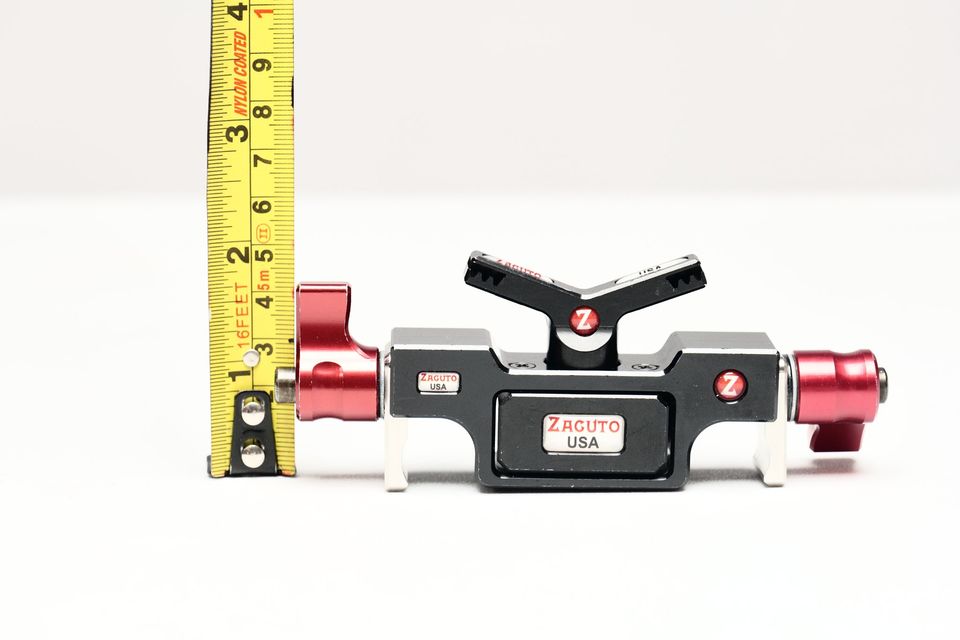 Soporte de lentes de cine ZACUTO para caños de 15mm.