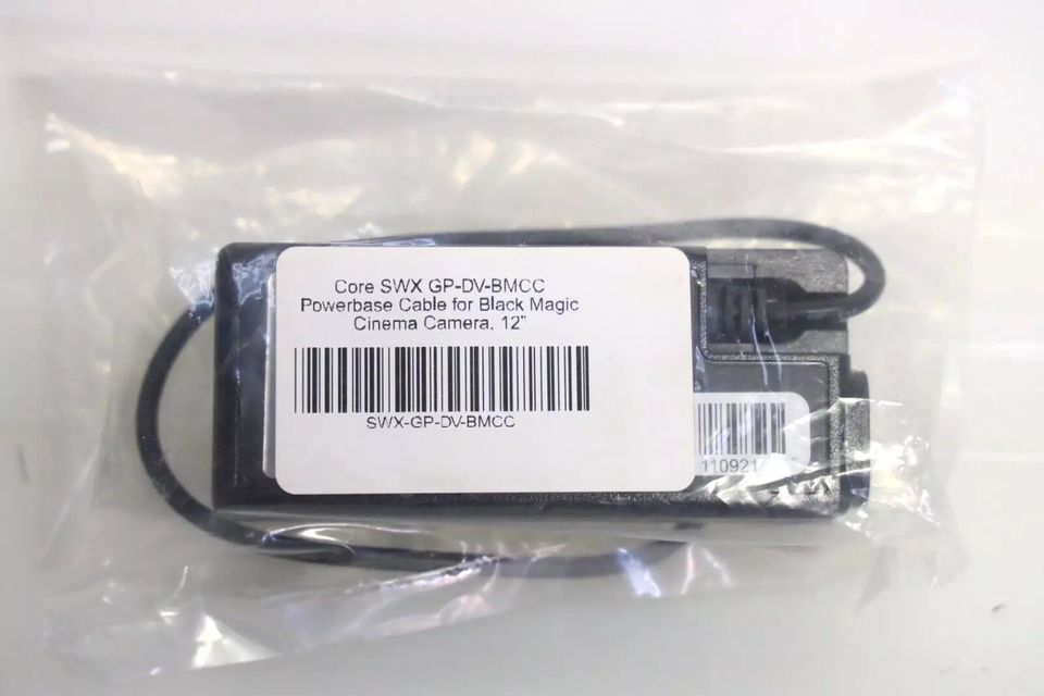 Switronix Adaptador Pro-X GP-DV-BMCC Power base cable para Blackmagic Cinema Camera.