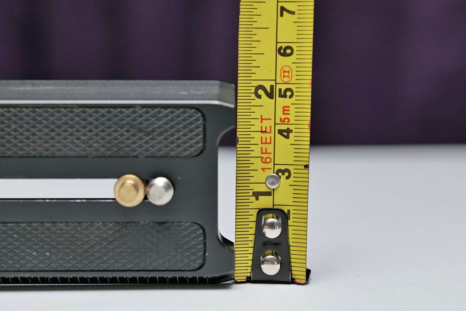 Galleta / Placa QR Tipo Manfrotto 501PL, 500AH, 701, 577. 11cm de largo. (M5)