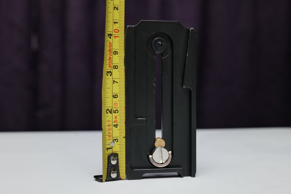 Galleta / Placa QR Tipo Manfrotto 501PL, 500AH, 701, 577. 11cm de largo. (M5)