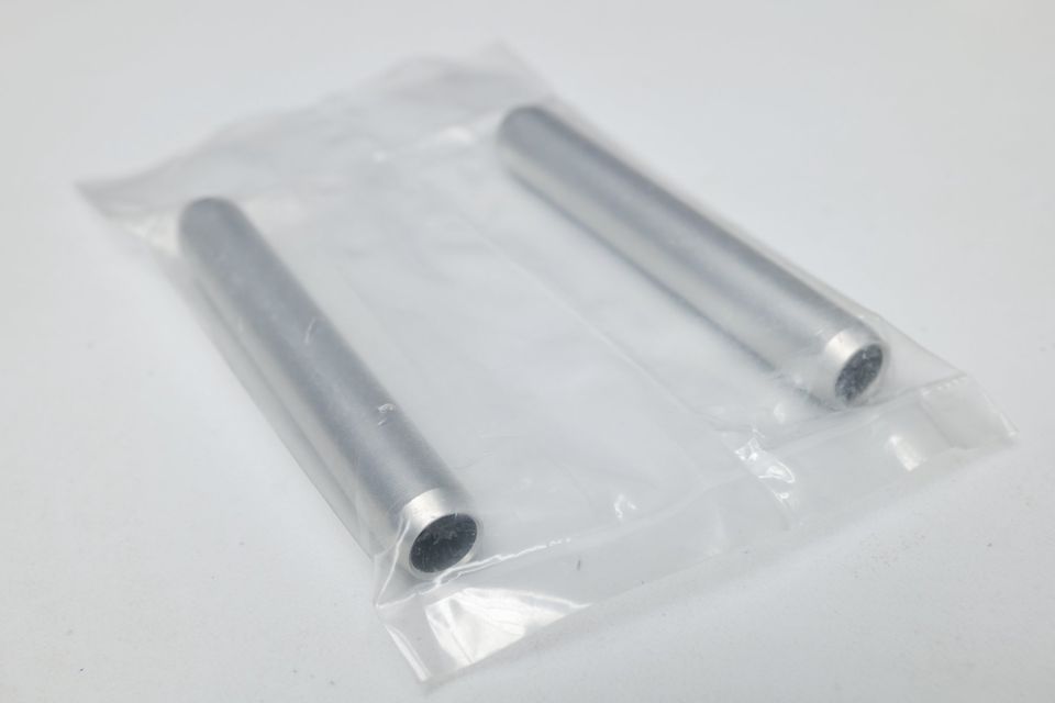 Tubos / Caños (15mm rods) 10.5cm de largo, hechos de Aluminio. Para Rigs de cine. (M5)