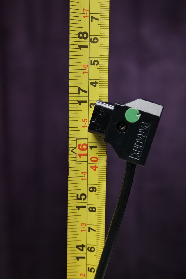 Cable de alimentación D-Tap a conector DC para Atomos Ninja V. 17 Pulgadas. (M4).