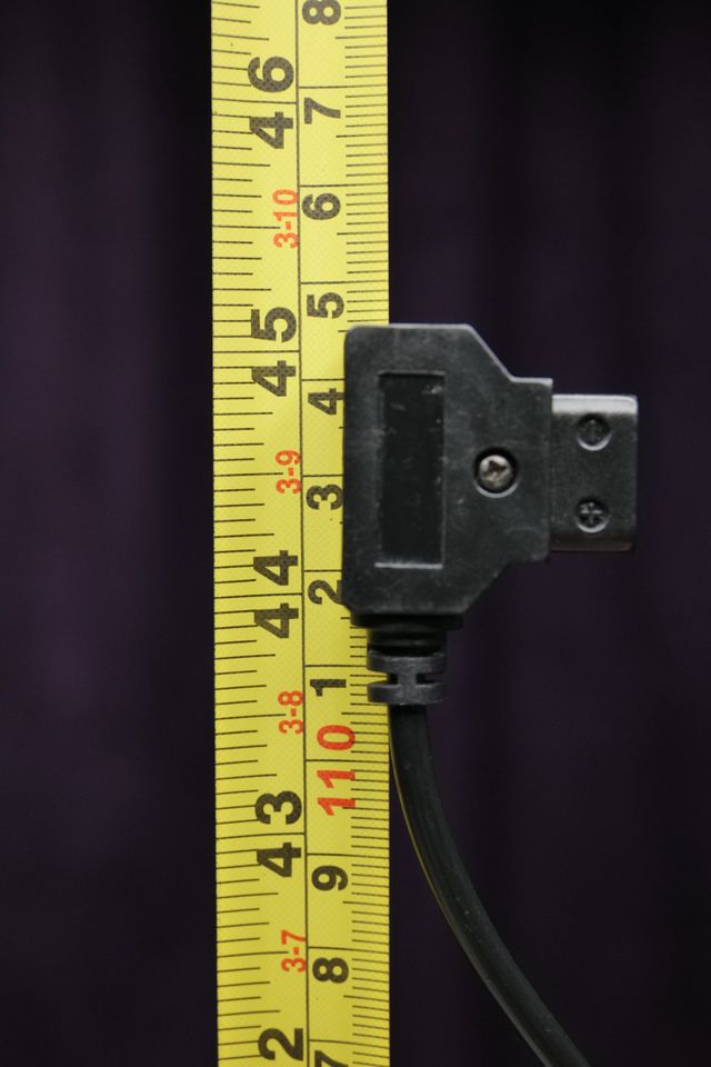 Cable de alimentación D-Tap a conector DC para Atomos Ninja V. 45 Pulgadas. (M4).