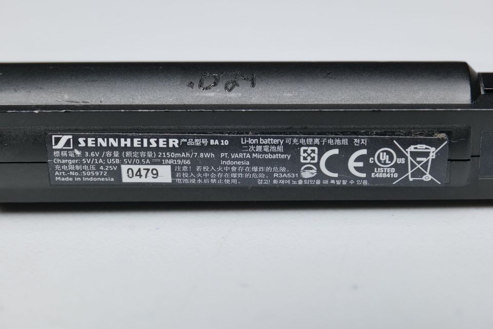 Batería Sennheiser BA 10 para Sennheiser EW-D SKM-S. (M4).