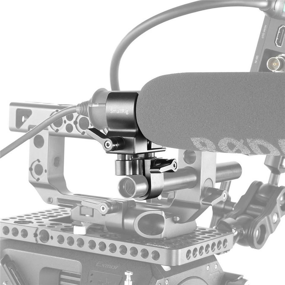 Soporte de micrófono SmallRig 1993B Universal Shotgun Microphone Mount. (M6).
